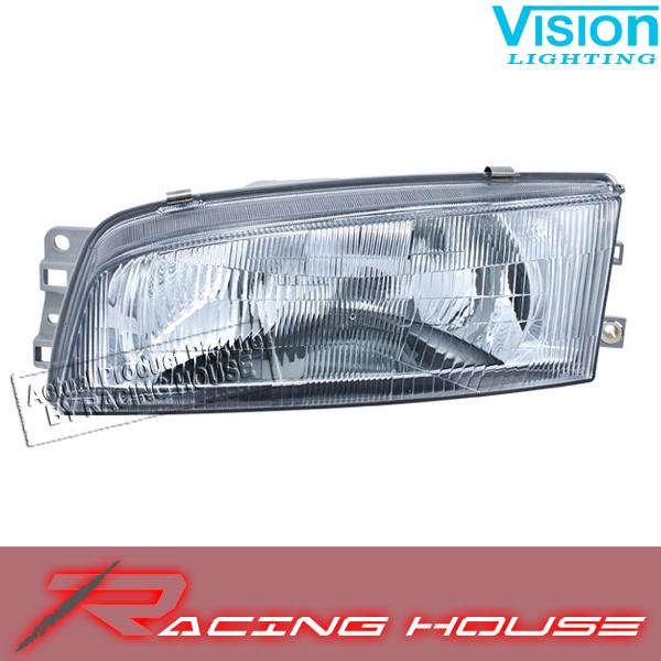 L/h headlight driver side lamp kit unit 1997-2002 mitsubishi mirage 4dr