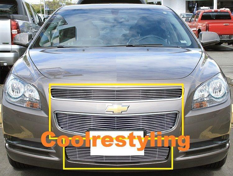 2008 09 10 11 2012 chevy malibu billet grille combo inserts