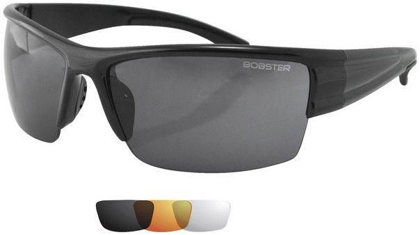 Bobster caliber interchangeable sunglasses black smoke