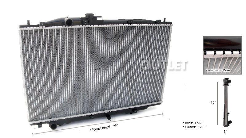 04 05 06 acura tl radiator v6 3.2l new 3.2tl vtec a/t 