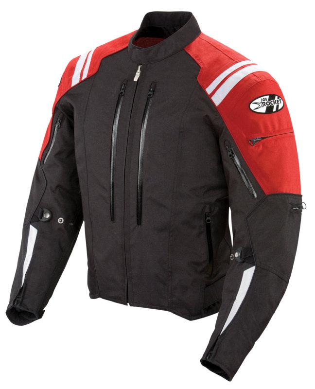 Joe rocket red mens atomic 4.0 riding jacket 2xl xxl