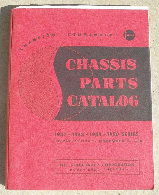 1947 1948 1949 1950 studebaker chassis parts catalog 47 48 49 50