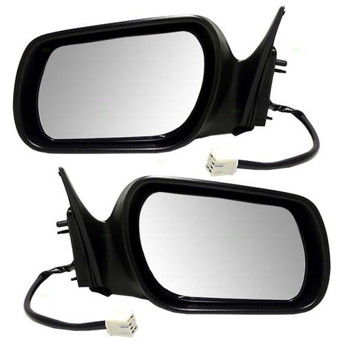 New pair set power side view mirror glass housing heat heated 03-08 mazda 6