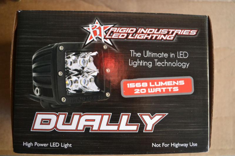 Rigid industries led lights dually 60 deg lens lights - set of 2