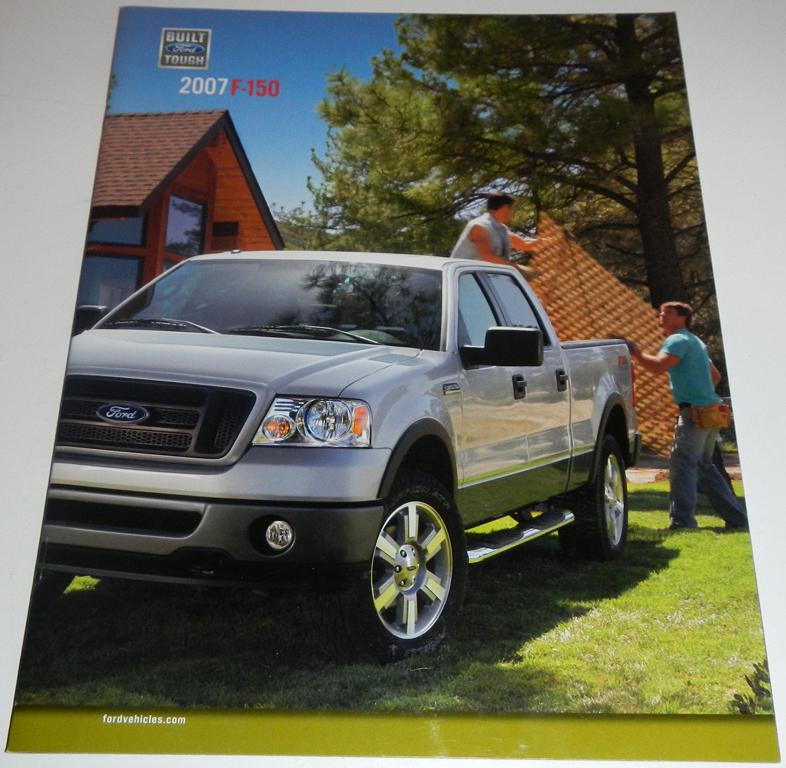 2007 ford f-150 brochure ft xl stx xlt fx4 lariat harley davidson king ranch