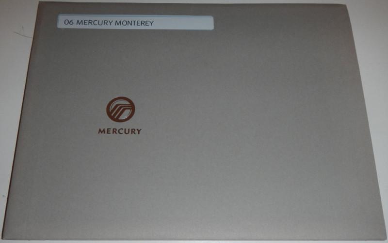 2006 mercury monterey portfolio brochure