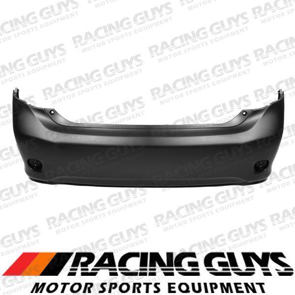 09-10 toyota corolla rear bumper cover primered new facial plastic to1100264