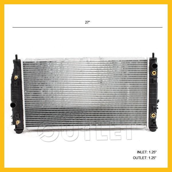 1998-2004 chrysler concorde radiator with eoc & toc 3.2 3.5 v6 98-04 intrepid at