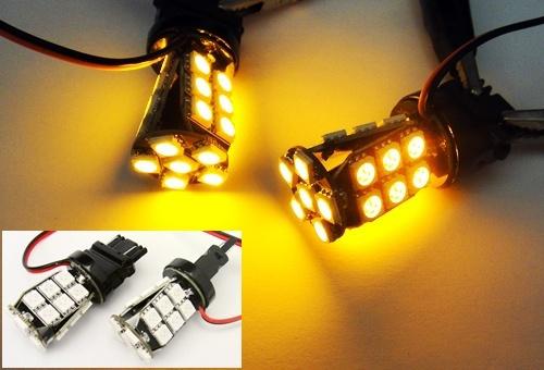 3157 no error 24 high power smd led turn signal light tail 3057 4157 3156 amber