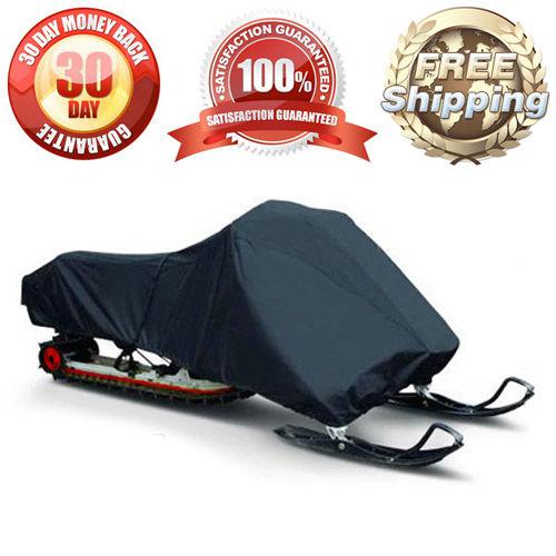 Snowmobile cover polaris ski doo yamaha arctic 125-138" black storage covers