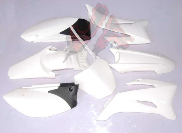 White color plastics for yamaha ttr 110 ttr110 bike 