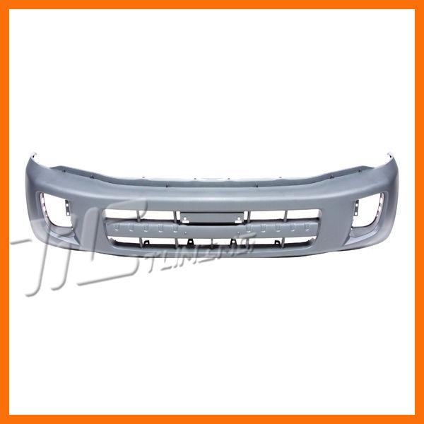 01-03 toyota rav4 front bumper cover to1000248 textured gray wo extension holes
