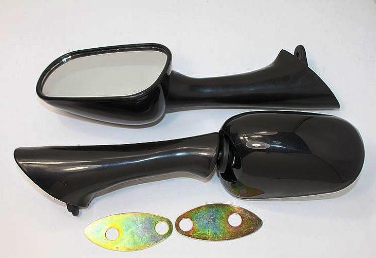 Mirrors honda cbr600 f2 91-94 cbr1000f 93-96 vfr750f 94-97 vfr800fi 98-99 black