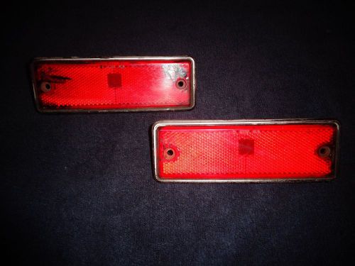 1978-1987 chevrolet el camino malibu station wagon rear side marker lights