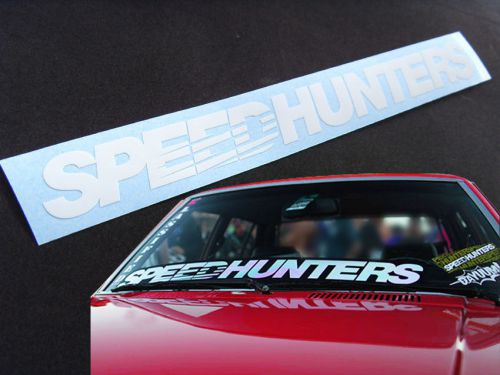 1 speedhunters windshield 40&#034; decal sticker jdm illest lowered drift fatlace w