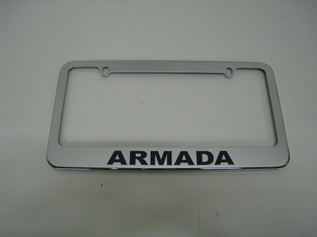 Nissan armada metal license plate frame