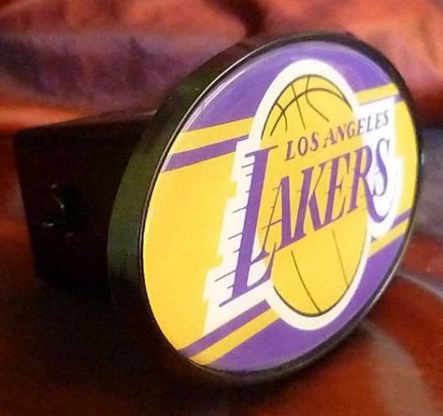 Nba la los angeles lakers tow hitch cover car/truck/suv trailer 2&#034; receiver cap