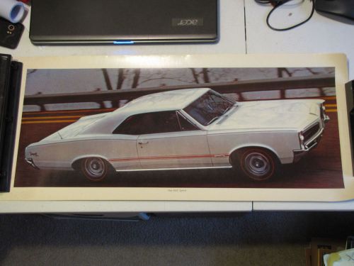 1966 pontiac tempest ohc sprint dealer wide-track tigers poster 66