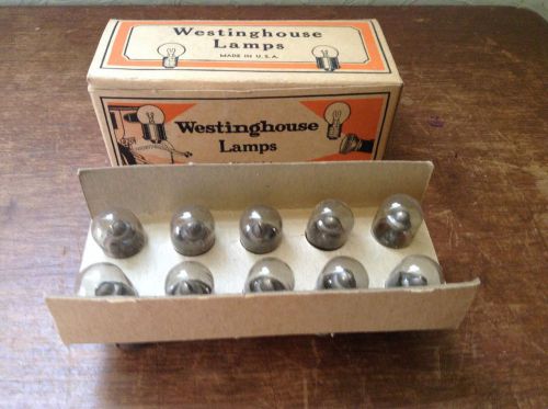 Vintage nos nib westinghouse lamps no. 1094 old 1/4 w 105-125 volt light bulbs