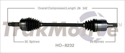 New cv axle shaft fits 2007-2010 honda odyssey  surtrack perf axles (was