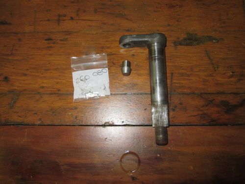 Triumph tr3 steering rocker shaft with new peg