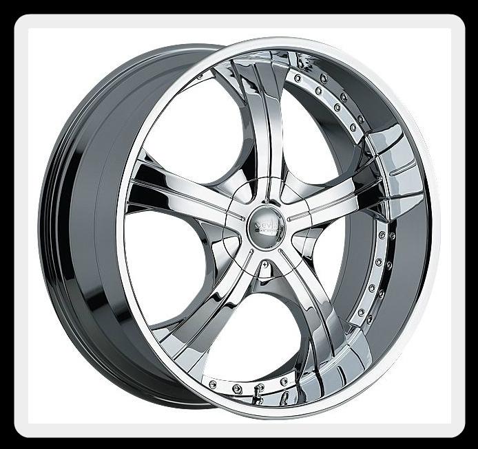 20" devino 430 adana 6x135 expedition f-150 raptor chrome wheel rims free lugs