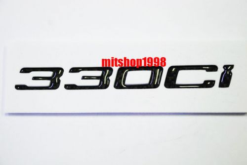 Bmw series 330ci real carbon fiber letters emblem badge