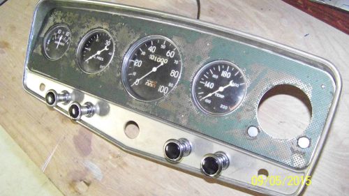 Auburn instrument panel dash board gauges scta ford hot rod