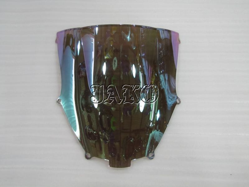 Windshield light iridium screen racing windscreen for kawasaki zx-9r 2000-2001