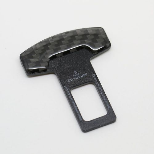 For porsche carbon fiber seat belt buckle alarm stopper null insert