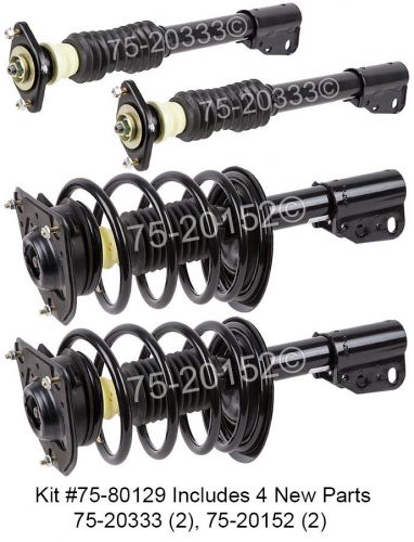 Complete set new front &amp; rear right &amp; left strut shock coil spring assembly