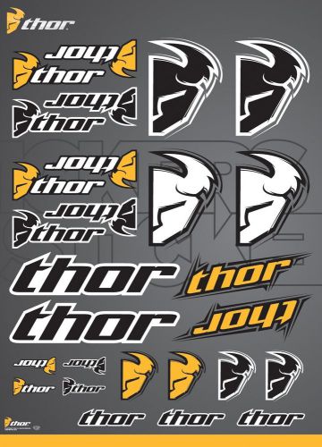 Thor multi-color decal sheet corpo dirt bike sticker/decal mx atv gear 2015