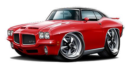 1971 pontiac gto  ram air car wall graphic removable vinyl decal home decor nip