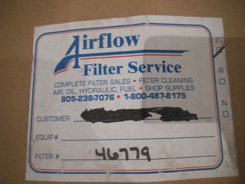 Wix 46779 air filter - used but professional cleaned by airflow