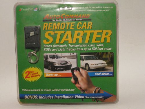 Autocommand remote car starter model 21921