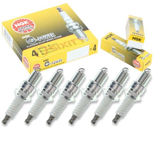 6 pcs ngk g-power plug spark plugs 1964 pontiac gto 5.3l v8 kit set tune up dm