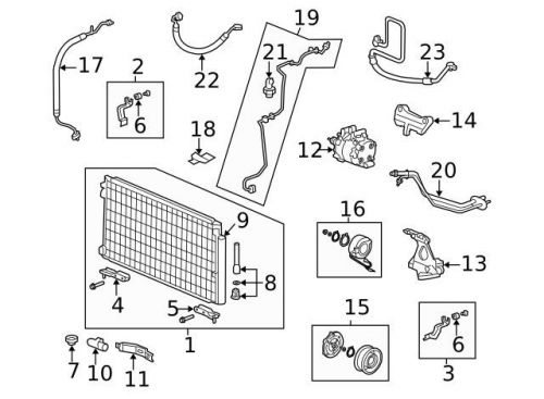 Genuine 2006-2011 honda civic condenser 80110-sna-a42