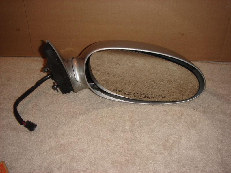 1997-2002 buick regal century passenger side door mirror silver 519f (heated)