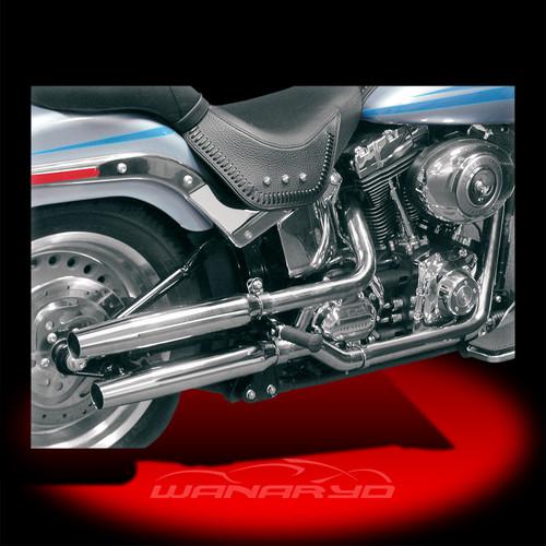 Slip-on mufflers, tapered 2007-2013 harley softail fxstd flstf flstfb