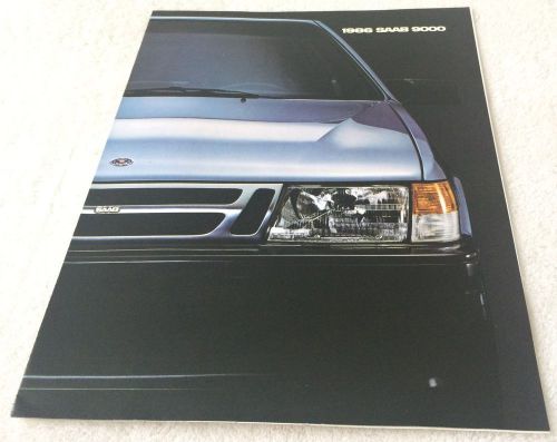 1986 brochure saab 9000 original dealer sales from new york auto show