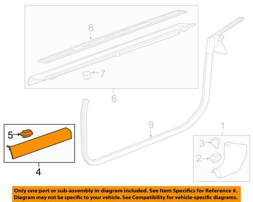 Chevrolet gm oem 10-15 camaro interior-carpet retainer right 92232884