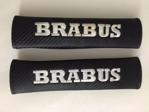 Rare hard to find 2pcs car seat belt shoulder pads brabus mercedes benz