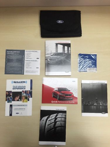 Ford taurus 2013 owners manual with maintenance &amp; warranty guide, inserts &amp; case