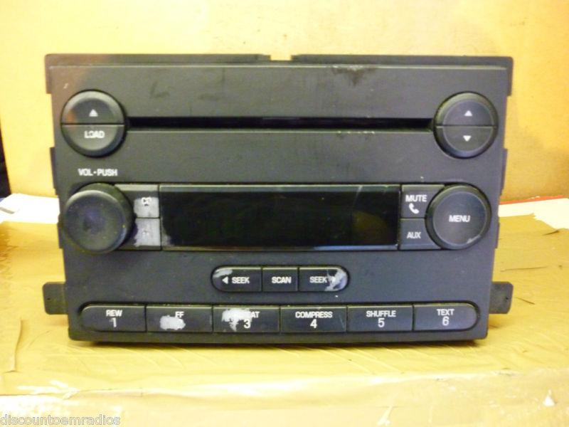 04-05 ford  freestar radio 6 disc cd mp3 3f2t-18c815-ah oem *