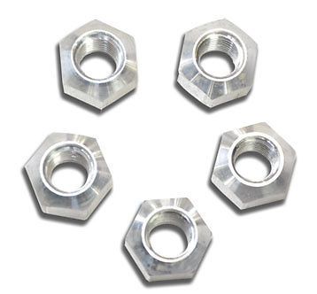 Lug nut aluminum 5/8&#034; coarse 10 pack dirt late model   ump  imca