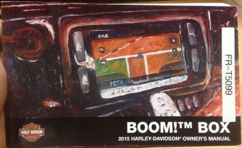 2015 harley-davidson boom box owners manual kit 15 new hd133