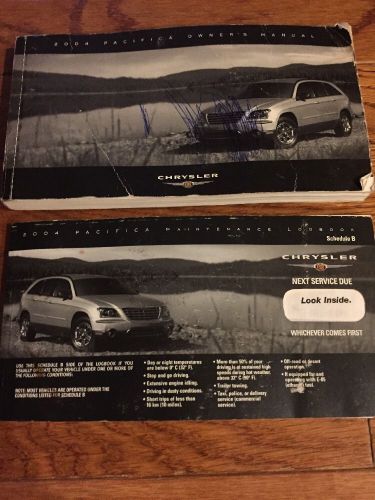 2004 chrysler pacifica owners manual set oem lqqk!!