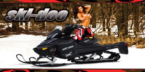 Ski doo snowmobile racing snocross garage banner - snow chic #20