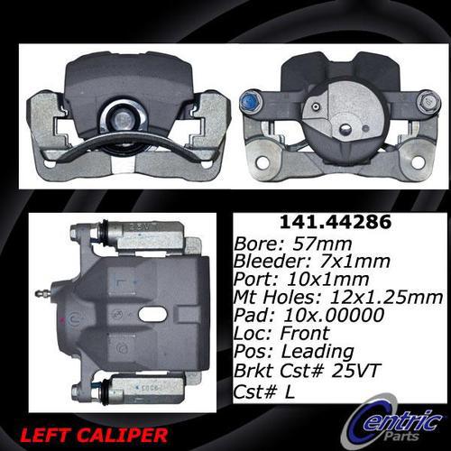 Centric 141.44286 front brake caliper-premium semi-loaded caliper-preferred