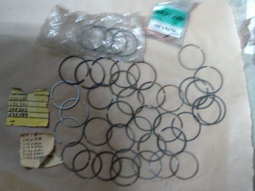 Vintage snowmobile nos skiroule  sachs? piston ring lot wow 40+pcs please read